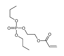 2-dipropoxyphosphoryloxyethyl prop-2-enoate结构式
