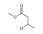 methyl 3-chlorobutanoate结构式
