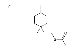S-[2-(1,4-dimethylpiperidin-1-ium-1-yl)ethyl] ethanethioate,iodide Structure