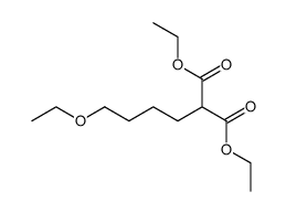 (4-ethoxy-butyl)-malonic acid diethyl ester结构式