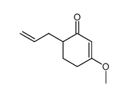 3-methoxy-6-(prop-2-enyl)cyclohex-2-enone结构式