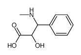 2-hydroxy-3-methylamino-3-phenyl-propionic acid Structure