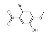 4-bromo-2-methoxy-5-nitro-phenol Structure