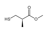 (R)-(+)-Methyl 3-mercapto-2-methylpropionate Structure