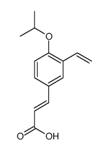 3-(3-ethenyl-4-propan-2-yloxyphenyl)prop-2-enoic acid结构式