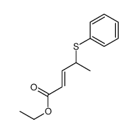 ethyl 4-phenylsulfanylpent-2-enoate Structure