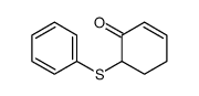 6-phenylsulfanylcyclohex-2-en-1-one结构式