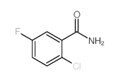 2-氯-5-氟苯甲酰胺结构式