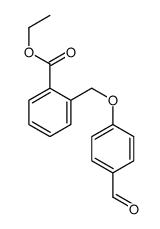 ethyl 2-[(4-formylphenoxy)methyl]benzoate结构式