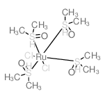 Tetrakis(dimethylsulfoxide)dichlororuthenium(II) Structure