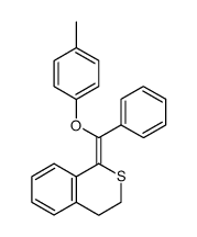 1-<α-(p-tolyloxy)benzylidene>-3,4-dihydro-1H-2-thionaphthalene Structure