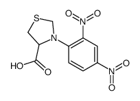 3-(2,4-dinitrophenyl)-1,3-thiazolidine-4-carboxylic acid结构式