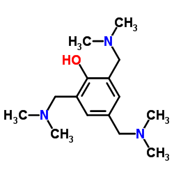 2,4,6-三(二甲氨基甲基)苯酚结构式
