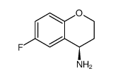(R)-6-氟苯并二氢吡喃-4-胺结构式