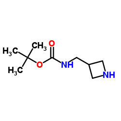 3-(N-Boc-aminomethyl)azetidine structure