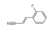2-Propenenitrile,3-(2-fluorophenyl)-,(2E)-(9CI) Structure