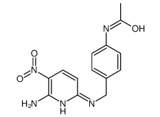 N-[4-[[(6-amino-5-nitropyridin-2-yl)amino]methyl]phenyl]acetamide Structure