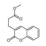 methyl 3-(2-oxochromen-3-yl)propanoate Structure
