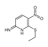 2-Pyridinamine,6-(ethylthio)-5-nitro-(9CI)结构式