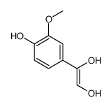 1-(4-hydroxy-3-methoxyphenyl)ethene-1,2-diol结构式