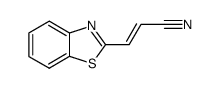 2-Propenenitrile,3-(2-benzothiazolyl)-(9CI)结构式