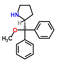 (2R)-2-[Methoxy(diphenyl)methyl]pyrrolidine Structure