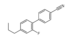 4-(2-fluoro-4-propylphenyl)benzonitrile Structure