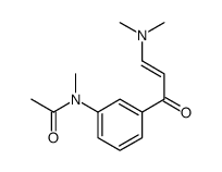 (E)-N-(3-(3-(Dimethylamino)acryloyl)phenyl)-N-methylacetamide结构式