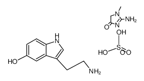 5-羟色胺肌氨酸酐硫酸盐一水合物结构式