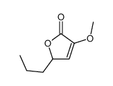 4-methoxy-2-propyl-2H-furan-5-one Structure