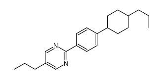 5-丙基-2-[4-(反-4-丙基环己基)苯基]嘧啶结构式