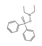 ((diethylamino)oxy)diphenylphosphine oxide结构式