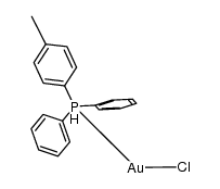chloro(diphenyl-p-tolylphosphine)gold(I) Structure