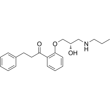 (S)-普罗帕酮结构式