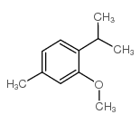 2-Isopropyl-5-methylanisole Structure