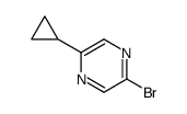 2-溴-5-环丙基吡嗪结构式