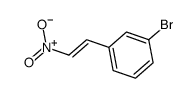 (E)-1-溴-3-(2-硝基乙烯基)苯结构式