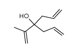 4-(1'-methylethenyl)-1,6-heptadien-4-ol结构式