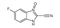 1H-Benzimidazole-2-carbonitrile,5-fluoro-,3-oxide(9CI) Structure
