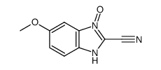 1H-Benzimidazole-2-carbonitrile,5-methoxy-,3-oxide(9CI)结构式