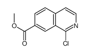 1-氯异喹啉-7-羧酸甲酯结构式
