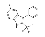 5-methyl-3-phenyl-2-(trifluoromethyl)-1H-indole Structure