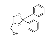 [(4R)-2,2-diphenyl-1,3-dioxolan-4-yl]methanol结构式