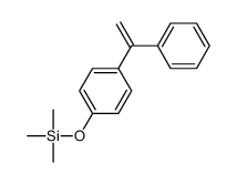 trimethyl-[4-(1-phenylethenyl)phenoxy]silane结构式
