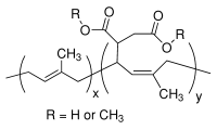 聚异戊二烯接枝马来酸单甲酯结构式