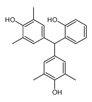 4-[(4-hydroxy-3,5-dimethylphenyl)-(2-hydroxyphenyl)methyl]-2,6-dimethylphenol Structure