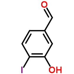 3-羟基-4-碘苯甲醛结构式