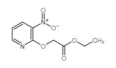 (3-Nitro-pyridin-2-yloxy)-acetic acid ethyl ester Structure