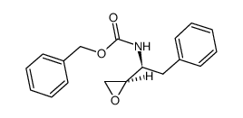(2R,3S)-1,2-环氧-3-苄氧羰基氨基-4-苯基丁烷结构式