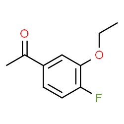 1-(3-乙氧基-4-氟苯基)乙酮结构式